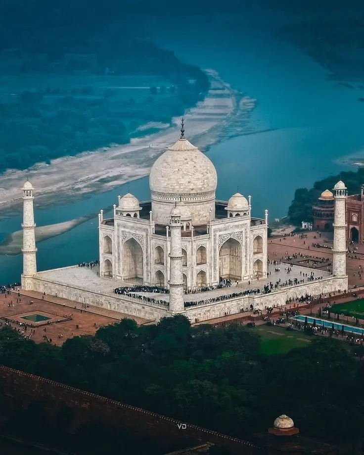 Agra Taj Mahal and Mathura